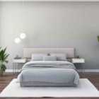 Aspire 45Cm X 210Cm Large Upholstered Headboard Wall Panel, Kimiyo Linen Silver