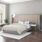 Aspire Grandeur Headboard In Eire Linen Natural