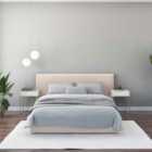 Aspire 90Cm X 210Cm Large Upholstered Headboard Wall Panel, Kimiyo Linen Beige