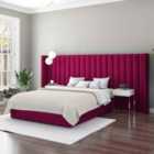 Aspire Grandeur Headboard In Plush Berry