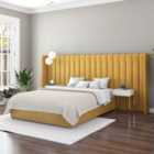 Aspire Grandeur Headboard In Plush Ochre