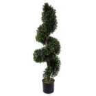 Botanik Sprial Buxus Artificial Outdoor Topiary 120cm
