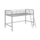 Single Midsleeper Bunk Bed Silver/Grey