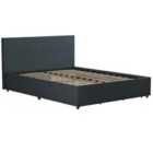 Ng Kelly Bed Storage Navy Linen Double