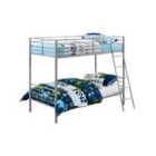 Bunk Bed Convertible - Single Over Single Silver/Grey