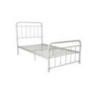 Wallace Metal Bed Single White