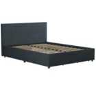 Ng Kelly Bed With Storage Navy Linen King