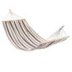 Harbour Housewares Garden Hammock with Spreader Bars - Navy Stripe