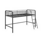 Single Black Midsleeper Bunk Bed