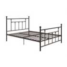 Manila Metal Bed Bronze Double