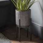 Gallery Direct Marques Metal Planter Black 260x510mm