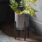 Gallery Direct Marques Metal Planter Black 225x430mm