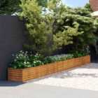 vidaXL Garden Raised Bed 482X50X36cm Corten Steel