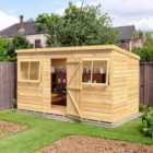 Shire Pent 12 ft x 6 ft Shiplap Shed