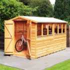 Shire Garden Value Overlap 10 x 6 Double Door Apex Shed