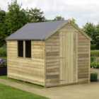 Shire Garden Value Overlap 8x6 Pressure Treated Shed w/ window