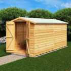 Shire Garden Value Overlap 12 x 6 Double Door Windowless Shed