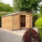 Shire Garden Value Overlap 10 x 10 Double Door Windowless Shed