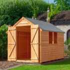 Shire Garden Value Overlap 8 x 6 Double Door Shed With Window