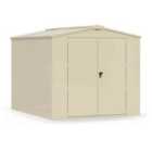 Asgard Gladiator High Security Bike Shed X8 Cream