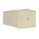 Asgard Gladiator High Security 7X18 Motorcycle Garage Cream