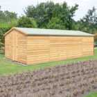 Shire Garden Value Overlap 10 x 20 Double Door Windowless Shed