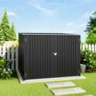 Garden Sanctuary 6 X 6 Ft 4-Bike Storage Shed, Black
