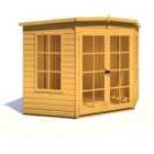 Shire Hampton 8 ft x 8 ft Corner Summerhouse