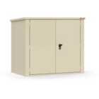 Asgard Secure Store 5X3 Garden Shed Cream