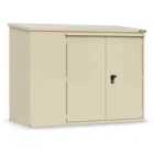 Asgard Addition Garden Shed Cream