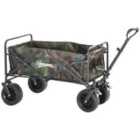 Outsunny Foldable Garden Cart Trolley - Camo