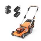LawnMaster LawnMaster Mx 24V 48V 46cm Cordless Lawnmower with 2 battery packs