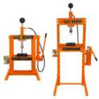 T-mech Hydraulic Shop Press With Gauge  10 Tonne