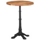 Vidaxl Bistro Table Ø60X76 Cm Solid Acacia Wood