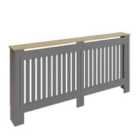 GFW Longslow Radiator Cover Extra Large Grey