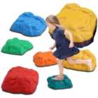 AIYAPLAY Balance Stepping Stones, 6 PCS River Stones for Kids Ages 3-8 Years
