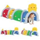 AIYAPLAY Kids Play Tunnel for 3-6 Years Crawl and Climb, Lion Design