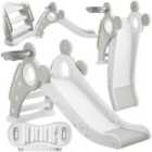 tectake Children's Slide Joy - with basketball hoop, foldable, indoor and outdoor use, load capacity 50 kg