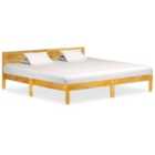 vidaXL Bed Frame Solid Mango Wood 200 Cm