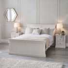 Julian Bowen Clermont 150cm King Bed - Surf White