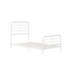 Millie Metal Bed White Single