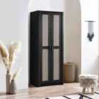 Julian Bowen Sydney 2 Door Wardrobe - Black Ash