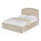 GFW Madrid Double Natural Fabric Ottoman Bed