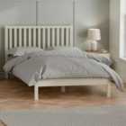 Julian Bowen Coxmoor 150cm Bed - Ivory And Oak