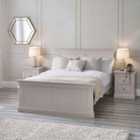 Julian Bowen Clermont 135cm Double Bed - Light Grey
