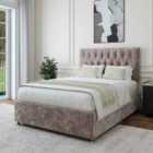 Bedmaster Silver Chenille 2 Drawer Divan Base And Lona Headboard Super King