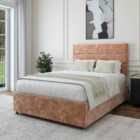 Bedmaster Mink Chenille 2 Drawer Divan Base And Milan Headboard King Size
