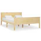 vidaXL Bed Frame Solid Wood Pine 120X200 cm