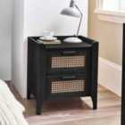 Julian Bowen Sydney 2 Drawer Bedside - Black Ash