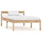 vidaXL Bed Frame Solid Pine Wood 100X200 cm